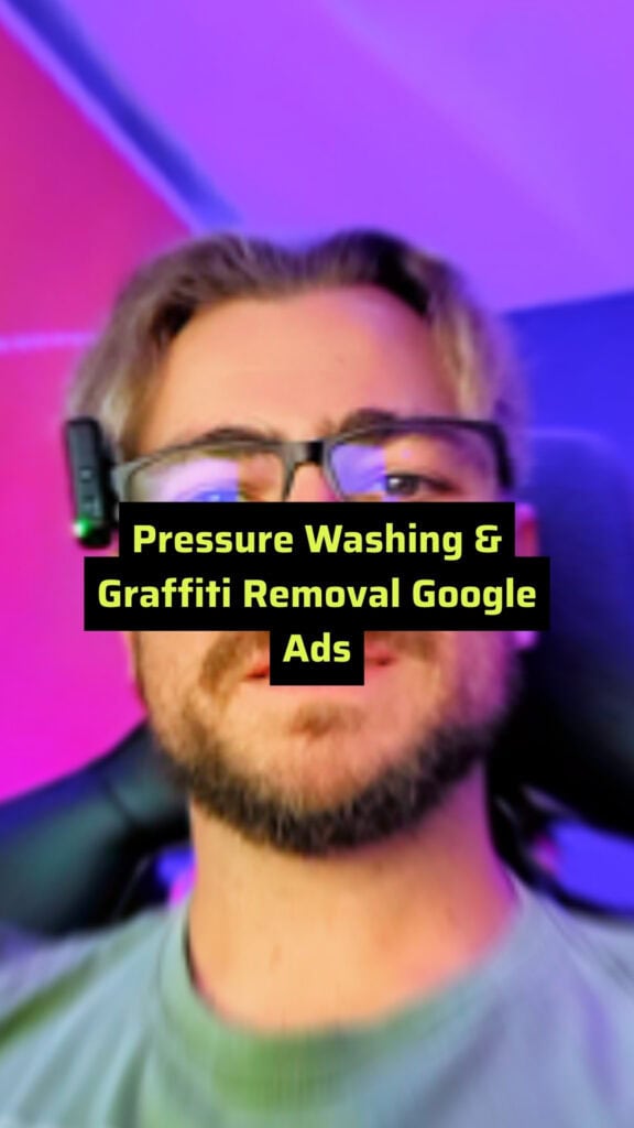 vertical thumbnail pressure washing & graffiti removal google ads
