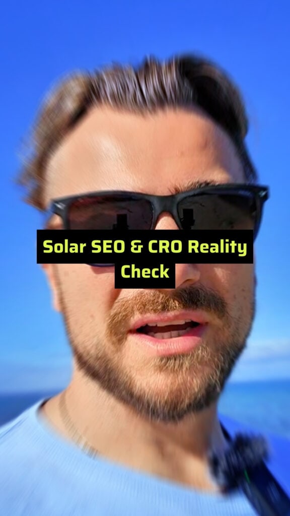 vertical thumbnail solar seo & cro reality check