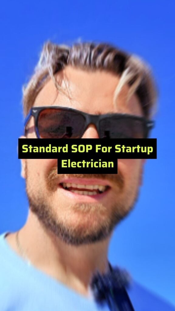 vertical thumbnail standard sop for startup electrician