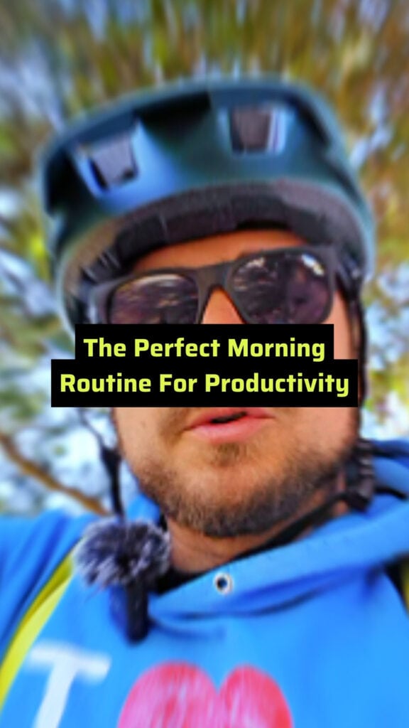 vertical thumbnail the perfect morning routine for productivity