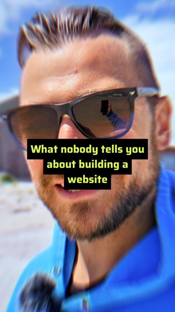 what nobody tells you about building a website