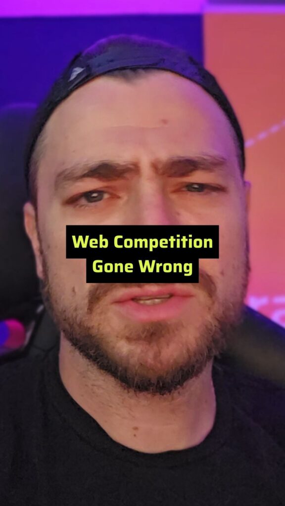 web competition gone wrong tumbnail