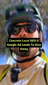 vertical thumbnail concrete local seo & google ad leads to give away