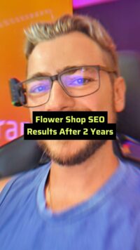 flower shop seo results after 2 years