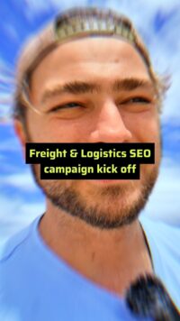 freight & logistics seo campaign kick off