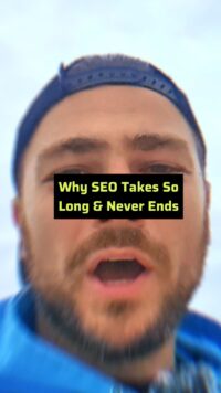why seo takes so long & never ends